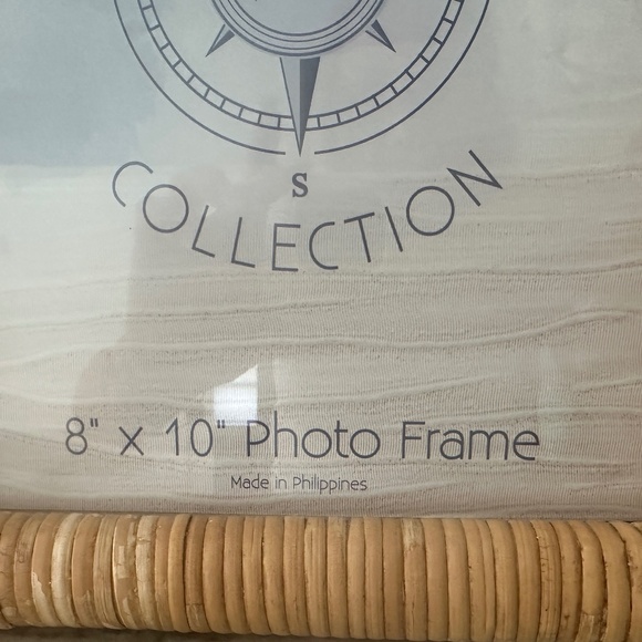 8x10 Frame Gold Bamboo With Black Picture Mat For 8x10 Photo  NWT Brand New 8x10 Bamboo Frame